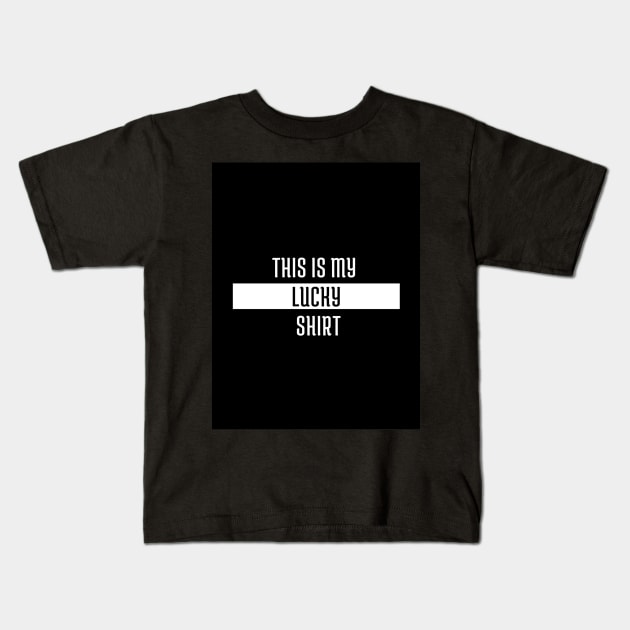 Lucky tee Kids T-Shirt by WonderfulHumans